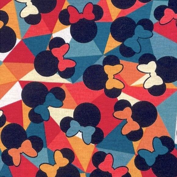 LuLaRoe Disney Mickey Mouse Irma NWT Beautiful Orange Greens/Teal Red Black XS - Picture 4 of 16